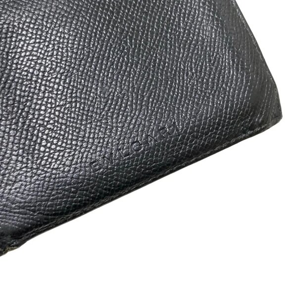 Auth BVLGARI - Black Leather Bifold Wallet - Picture 10 of 10